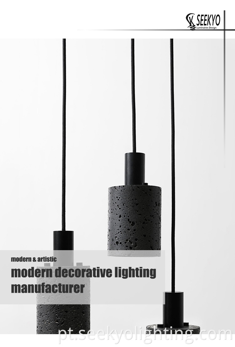 A modern black stone pendant lamp for a dining room is a sleek and sophisticated lighting choice that can add a touch of elegance to any space. 